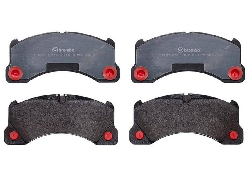 Porsche Disc Brake Pad Set - Front (Low-Metallic) 95535193970 - Brembo P65021